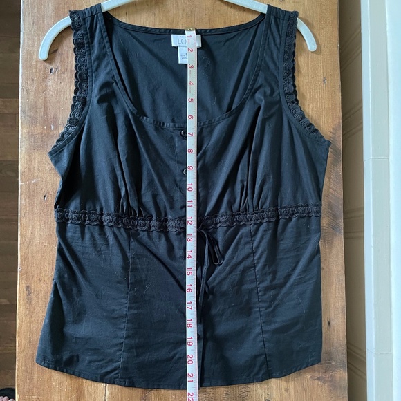Ann Taylor Loft Sleeveless Cotton Top 8 - Picture 7 of 8